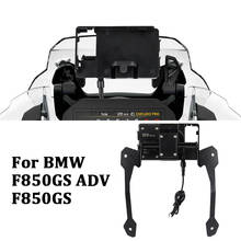 Motorcycle GPS/SMART PHONE Navigation GPS Plate Bracket Adapt Holder For BMW F850GS ADV F 850 GS Adventure F850 GS 2018 2019 2024 - buy cheap