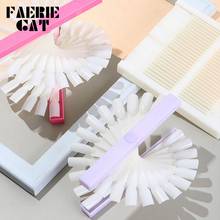 24pcs/36pcs/48pcs Nail Practice Tool Fan-shaped Spiral False Nail Tips Nail Gel Polish Color Card Display Stand Manicure Natural 2024 - buy cheap