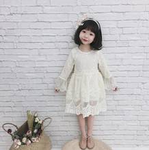 Girl Dress Christmas Flare Sleeve Baby Girls Clothes with Pearls Kids Dresses For Girls Birthday Party Dress Children Clothing 2024 - buy cheap