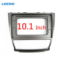Leewa-kit adaptador de quadro automotivo, estéreo, 2din, tela grande de 10.1 polegadas, dvd player, painel de montagem, #3486 2024 - compre barato