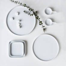 European Creative Ceramic Plate White Porcelain Dinner Sets  Korean Kitchen  Dishes Sets Dinnerware  Dishes and Plates 2024 - buy cheap