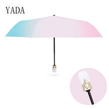 YADA Brand 2020 High Quality simple Automatic Umbrella Rain Sunny Rainy Umbrella For Womens Windproof Folding Umbrellas YS200004 2024 - buy cheap