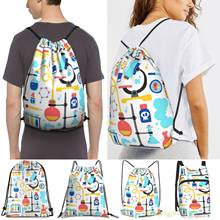 Chemistry Laboratory Equipment Men Outdoor Travel Gym Bag Waterproof Drawstring Backpack Women Fitness Swimming Bag 2024 - buy cheap