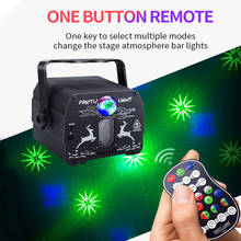 Mini Disco Light DJ LED Laser Stage Projector Stage Lighting Effect Voice Control USB Laser Projector For Home Dance Floor Party 2024 - buy cheap