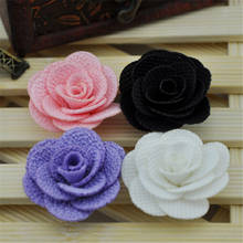 20 Pcs Ribbon Flowers Wedding Decor Sewing Appliques DIY Crafts B119 2024 - buy cheap