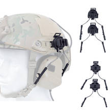 Tactical Fast Helmet Rail Adapter Set Shooting Helmet Helmet Rail Suspension Bracket Military Headset Holder Helmet Accessories 2024 - buy cheap