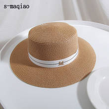2022 New Women Women's Sun Hat Female Summer M Letter Straw Hat Summer Visor Caps Ladies Sun Beach Hats Summer Hats For Women 2024 - buy cheap