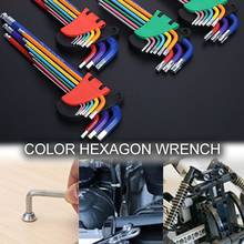 9pcs Screwdriver Hex Allen Wrench Set Colour Coding Wear-resisting Anticorrosion Allen Key Sets Hexagon Torx Star Spanner 2024 - buy cheap