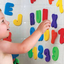 Educational Baby Bathing Literacy Learning Enlightenment Early Education Bath Toys English Alphabet And Numbers Read Writ Toy Y* 2024 - buy cheap