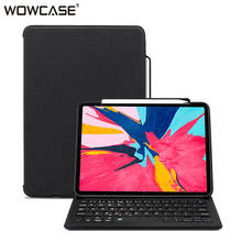 Bluetooth Wireless Keyboard Case For iPad 12.9 2018 With Pencil Holder Smart PU Leather Full Cover For iPad Pro 12.9 11 9.7Cases 2024 - buy cheap