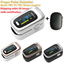 Пульсоксиметр на пальцах oled-дисплей зажим для пальцев Oximetro HRV SpO2 PR PI монитор дыхательного ритма сна для использования в режиме ожидания 2024 - купить недорого