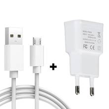 for samsung nokia Asus Zenfone 2 Max ZC550KL alcatel Elephant cat s60 android 2a EU/US Adapter & nylon micro usb Charger cable 2024 - buy cheap