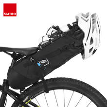 SAHOO Bicycle Tail Bag waterproof Seat Post Storage Pack Cycling MTB Road Bike Rear Pannier Pouch Package Bolsa 131372 2024 - buy cheap