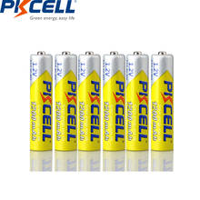 6Pcs PKCELL 1.2v NIMH AAA Rechargeable Battery AAA Battery 1200mAh  For Camera Toys Digital Camera Portable Video 2024 - купить недорого