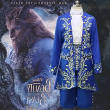 Free shipping Movie Beauty and the Beast Cosplay Costume Adam Prince Costume Beast Headgear Halloween Carnival Party Uniform 2024 - buy cheap