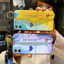 Kickstand Be Loved Cover For iPhone 12 11 Pro Max 12mini X XS XR SE 2020 8 7 6 6S Plus Case Phone Lens Protector Wrist Strap 2024 - buy cheap
