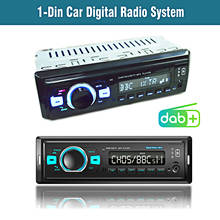 Автомагнитола 1 Din, Авторадио, автомобильная цифровая радиосистема, BT, автомобильный аудиоплеер In-dash, FM с DAB/DAB +/FM-приемником, двойным USB-портом 2024 - купить недорого