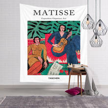 Matisse Painting Wall Tapestry Psychedelic Color Contrast Artist Painting Printed Living Room Decoration Tapestry Home Decor 2024 - buy cheap