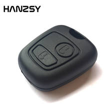 2 botones para Peugeot 307, 107, 207, 407, Citroën C1, C2, C3, C4, XSARA, Picasso, funda para mando a distancia, Fob sin cuchilla, sin logotipo 2024 - compra barato