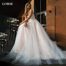 LORIE Boho Lace Wedding Dress Sweetheart Neck Beach Wedding Gowns Vestido De Novia Train Bride Dresses Custom Made 2024 - buy cheap