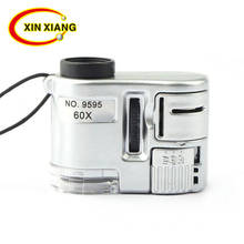 Xinxiang-minilupa portátil para joyería, lupa ultravioleta de 60 aumentos con enfoque LED ajustable, HD, UV, microscópica 2024 - compra barato