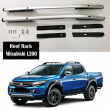 Aluminum Alloy Roof Rack For Mitsubishi L200 2007-2019 Rails Bar Luggage Carrier Bars top Cross bar Rack Rail Boxes 2024 - buy cheap