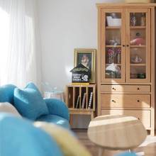 Casa de bonecas em miniatura, 3d, móveis de madeira, display em miniatura, modelo de armário de exposição firme e realista 2024 - compre barato