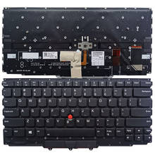 Novo teclado do portátil dos eua para lenovo thinkpad x1 yoga 2nd gen (20jd/20je/20jf/20jg) nos teclado backlight 2024 - compre barato