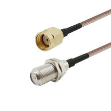 Conector Coaxial de RP-SMA Macho a F hembra, Cable extensor de antena adaptador RP sma-f, RG316 F-RP SMA, 100 Uds. 2024 - compra barato