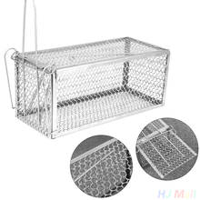 Jaula de acero de alta sensibilidad para Control de plagas, trampa de Metal para animales, ratón, ardilla, rata, 30x12x24cm, 1 unidad 2024 - compra barato