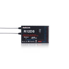 RadioLink-receptor de 12 canales R12DS, dispositivo de fotografía aérea de avión, transmisor AT10, 2,4 Ghz 2024 - compra barato