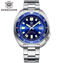 STEELDIVE 1970 Dive Watch Automatic Sapphire Watches Mens 200m C3 Luminous Mechanical 2020 Steeldive Captain Willard Watch 2024 - buy cheap