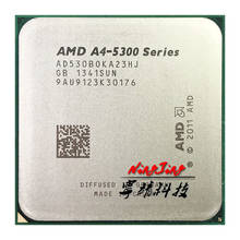 AMD A4-Series A4 5300 A4 5300K A4 5300B 3,4 ГГц двухъядерный процессор AD530BOKA23HJ / AD5300OKA23HJ разъем FM2 2024 - купить недорого