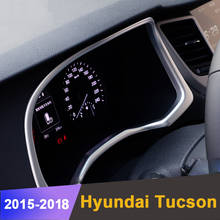 Cubierta de marco para salpicadero de coche, decoración Interior, pegatina para Hyundai Tucson 2015, 2016, 2017, 2018, accesorios 2024 - compra barato
