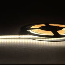 Tira de luces LED COB Flexible, cinta de alta densidad, DC24V, 8mm, 320, RA90, 2700K, 4000K, 6000K, regulable, lineal 2024 - compra barato
