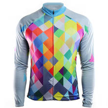 Colored Long Breathable Cycling Jersey Tops 2021 MTB Racing Bike Cycling Mountian Bicycle Cycling Clothing ropa maillot ciclismo 2024 - buy cheap