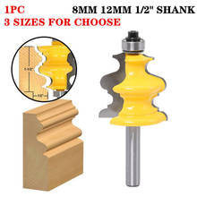 1pc 8mm Shank High-grade Handrail Cutter Wood Router Bit Ceiling/Baseboard Line Knife Engraving Machine Milling Cutter 2024 - buy cheap