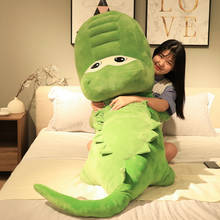 Giant 80-130cm Lovely crocodile plush toys stuffed animals pillow home decoration gift for the children Surprise holiday gift 2024 - buy cheap