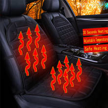 kongyide Car Seat Heater Cushion Warmer Cover Winter Heated Warm High Low Temperature 12V Car Auto Warmer Heated Seat Cover 2024 - buy cheap