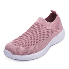 Women Shoes High Quality Women Sneakers Slip On Flats Shoes Women Loafers Plus Size 43 Walking Ladies Shoes zapatos de mujer 2024 - buy cheap