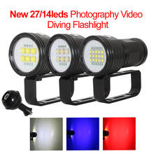 Linterna de buceo XHP70 XHP90, luz LED subacuática para fotografía y vídeo, 100m, impermeable, XM L2, lámpara táctica 18650 2024 - compra barato