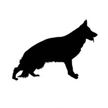 Dawasaru Funny German Shepherd Dog Car Sticker Personalized Decal Laptop Motorcycle Auto Accessories Decoration PVC,15cm*11cm 2024 - buy cheap