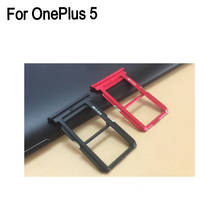 100% Black SIM Card Tray For OnePlus 5 SD Card Tray SIM Card Holder SIM Card Drawer For OnePlus5 Parts For OnePlus 5 2024 - buy cheap