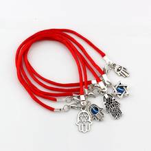 Hot Items 100Pcs Mixed Kabbalah Hand Charms Red String Good Luck Bracelets A00500 2024 - buy cheap