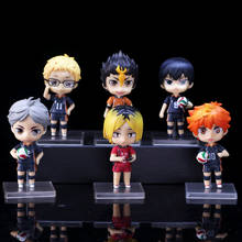 Фигурка Аниме Haikyuu Hinata Shoyo Tobio Kageyama Kozume Kenma Yu Nishinoya Q, экшн-фигурка, статуя манги, модель куклы, игрушки 2024 - купить недорого