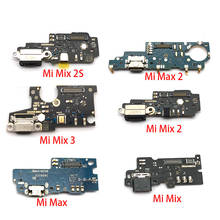 USB Charging Port Mic Microphone Dock Connector Board Flex Cable Repair Parts For Xiaomi Mi Max Mix 2 3 Max2 Max3 Mix2 Mix3 2024 - buy cheap