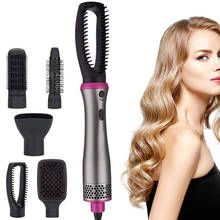 5 IN 1 One Step Hair Dryer Hot Air Brush Curling Iron Hair Straightener Hot Comb Hairdryer Salon Heating Brush Blow Dryer 2024 - buy cheap