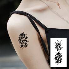 Водонепроницаемые временные тату наклейки поддельные тату флэш тату блестящие татуировки для женщин мужчин детей наклейки на лицо хна Тато цветок WM226 2024 - купить недорого