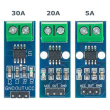 Módulo de Sensor de corriente de pasillo, 5A, 20A, 30A, ACS712, modelo 5A, 20A, 30A, 10 Uds. 2024 - compra barato