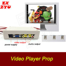 EXZYU Video player metal button version Room Escape real life press buttons to play videos the chamber room 2024 - buy cheap